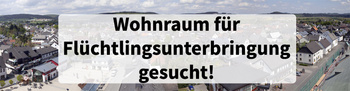 Wohnraum für die Flüchtlingsunterbringung gesucht