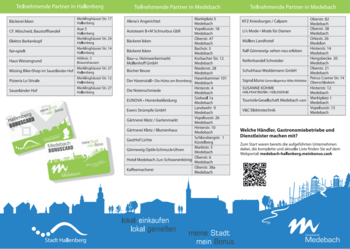 CityCard Hallenberg-Medebach - Teilnehmende Partner