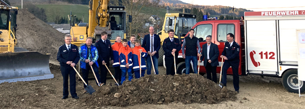 Spatenstich zum Neubau des Feuerwehrgerätehauses in Deifeld