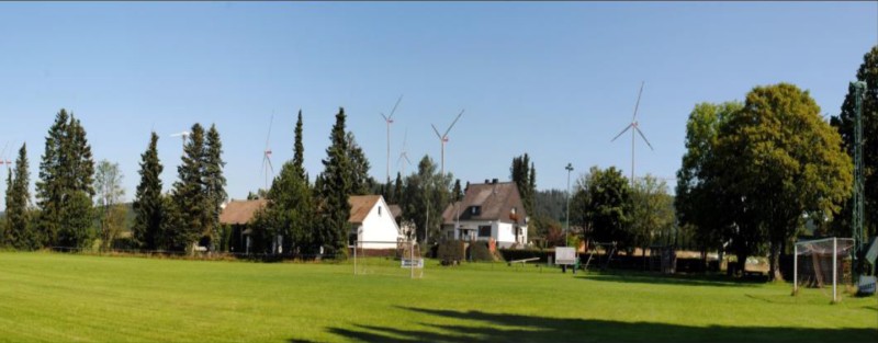 Windkraftanlagen auf dem Hillekopf